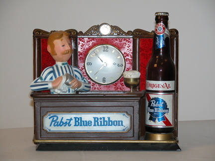 Pabst-Blue-Ribbon-Beer-Clock-11-x-12-x-5
